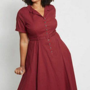 Collectif x MC Cherished Era Shirt Dress